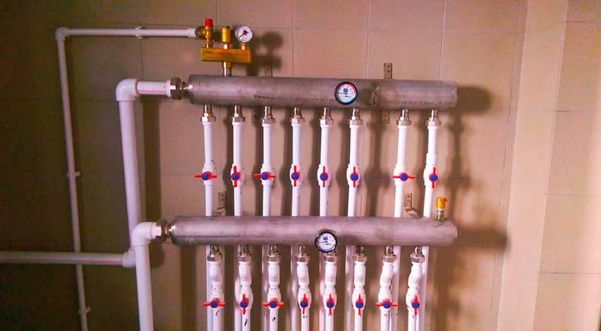 схема водопровода в частном доме