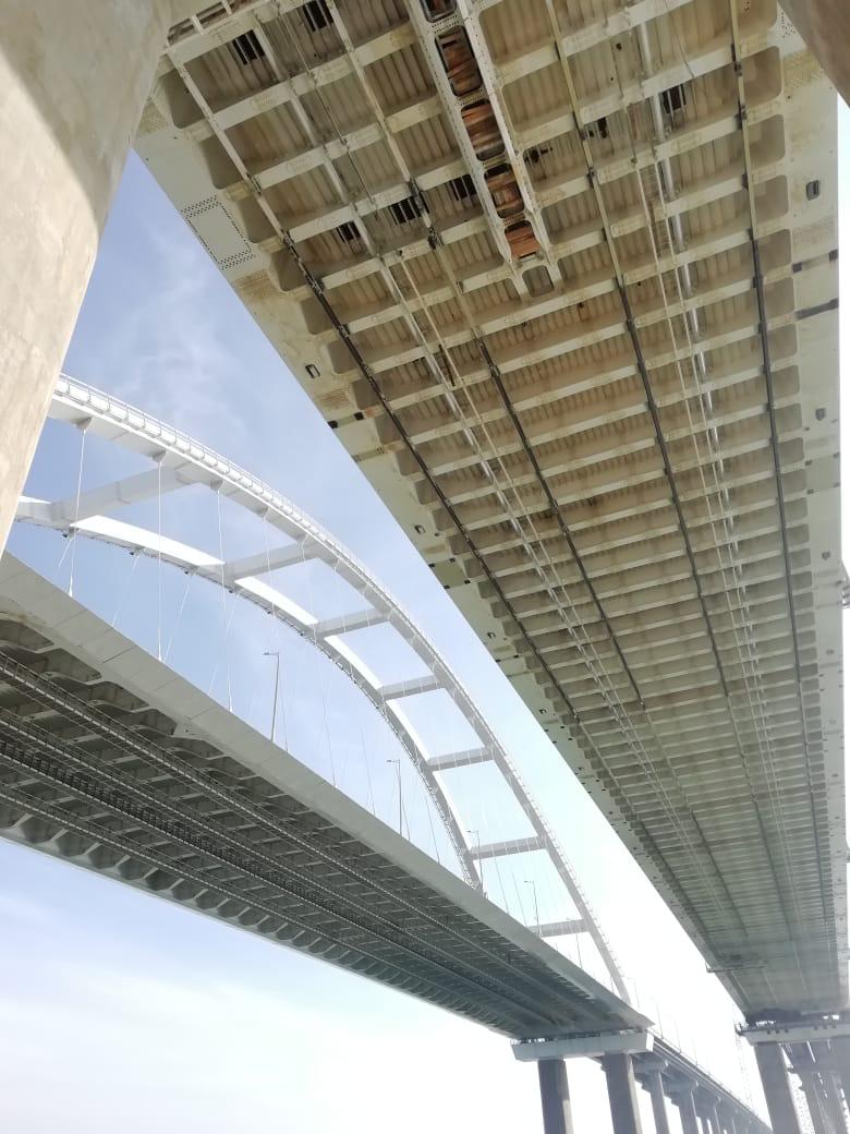 Строительство транспортного перехода на Железнодорожном мосту через Керченский пролив