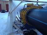 Сварка ПЭ трубы ø1200мм для напорной канализации