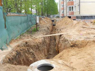 Устройство наружной системы канализации жилых домов